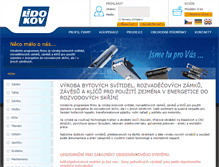 Tablet Screenshot of lidokov.cz